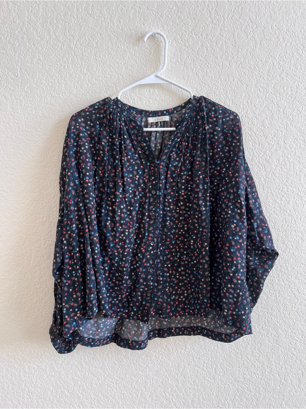 Doen Marfa Paisley Floral Blouse
